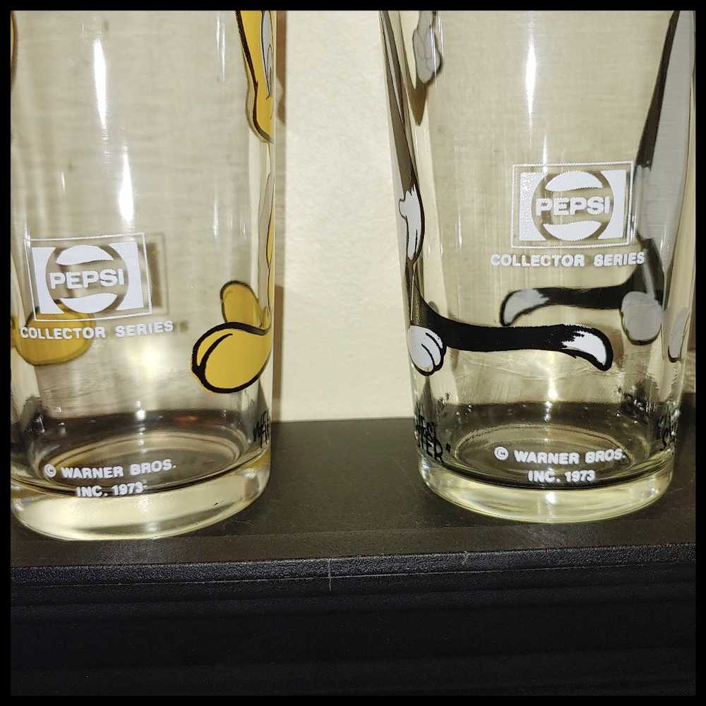 *50 YEARS* 1973 Pepsi Collector's Series, Warner Bros, Tweety and Sylvester - Picture 5 of 9